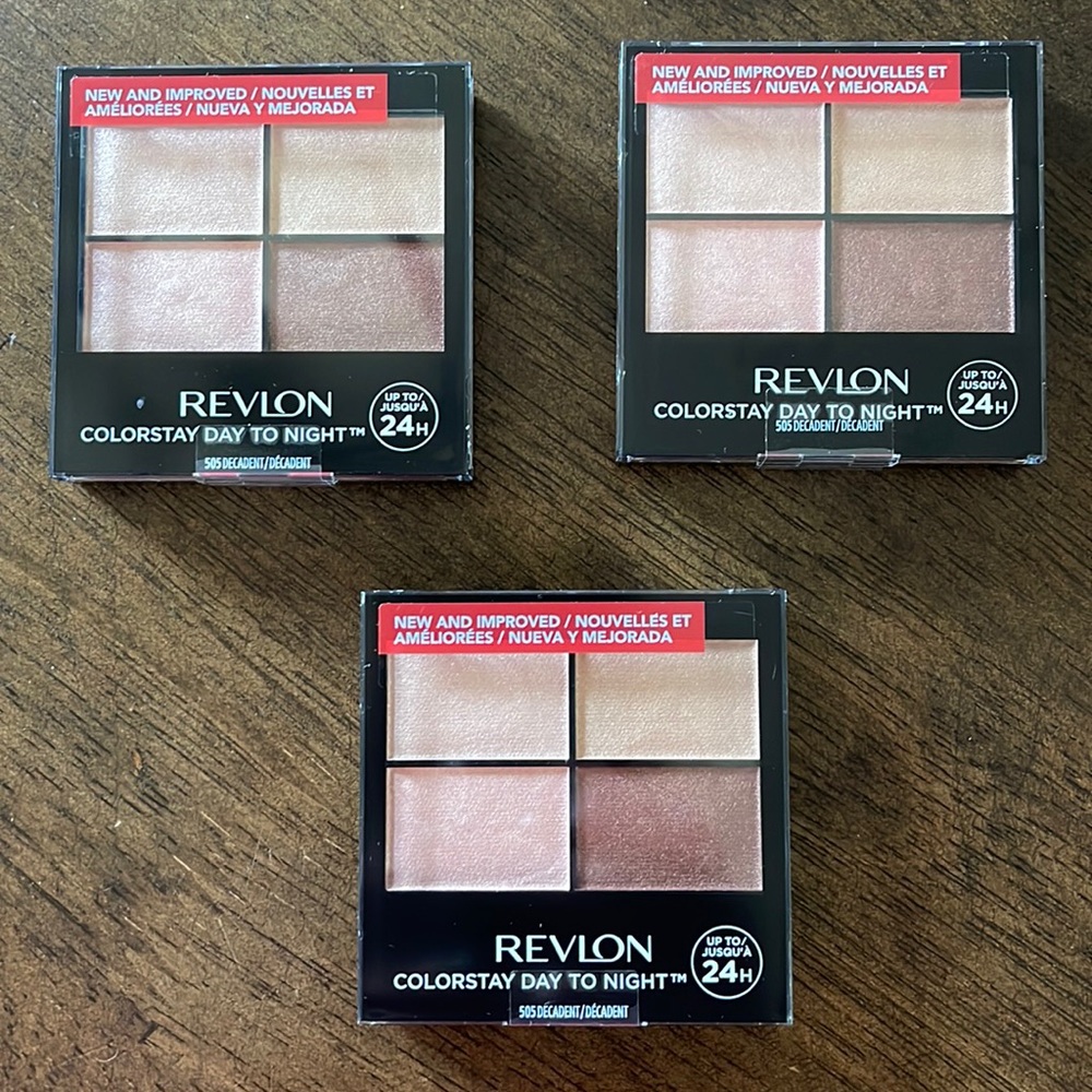 Revlon colorstay eyeshadows